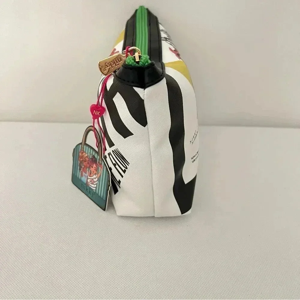 Nikky By Nicole Lee Cosmetic Pouch Bag College Girl
